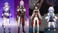 Image showing a mono-elemental team in Honkai Star Rail (Image via HoYoverse)